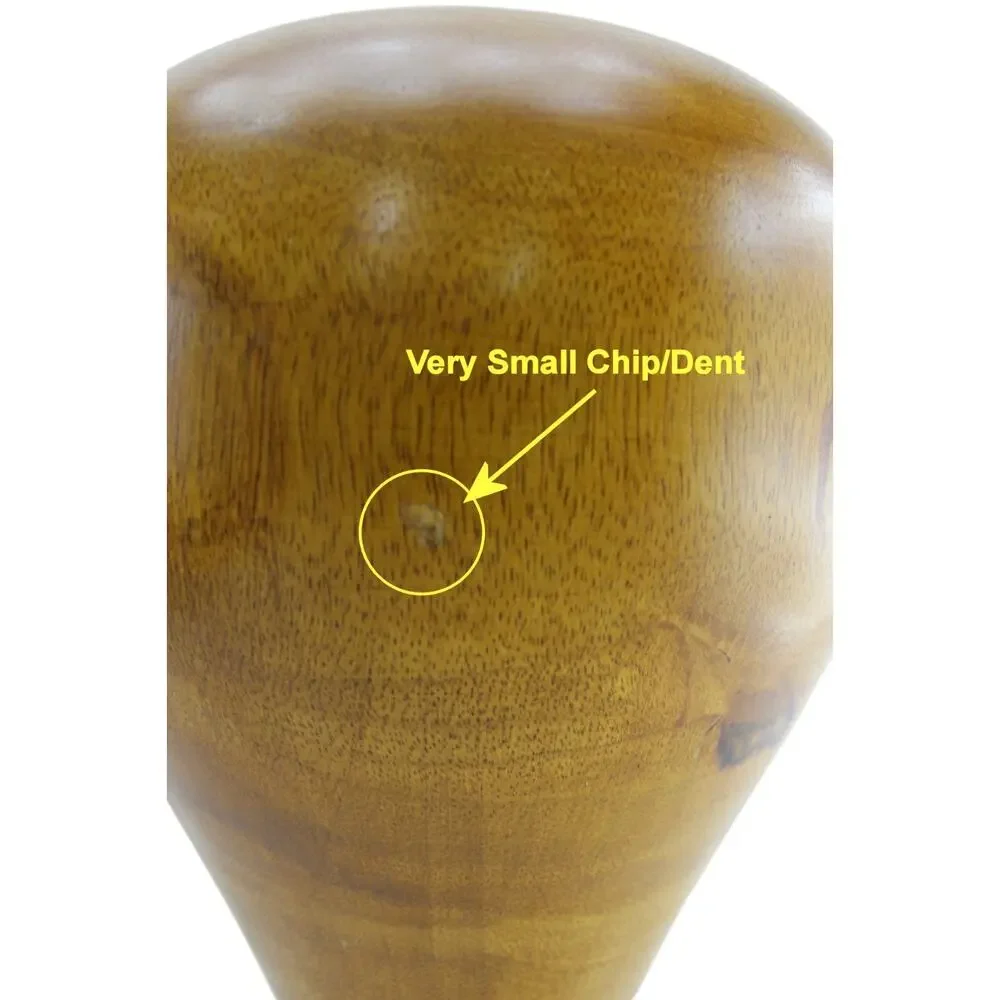 MCM Mid-Century Modern Hand Turned Teak Vase • 1960s • Other Sites: $806 & $507